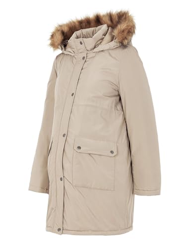 MAMALICIOUS Damen Mlmacy Parka A., Silver Mink, S von MAMALICIOUS