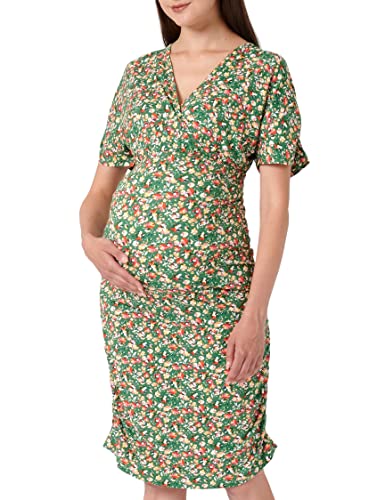 MAMALICIOUS Damen Mlpilar Mari Tess S/S Jrs Abk Dress 2f A, Grün, L von MAMALICIOUS