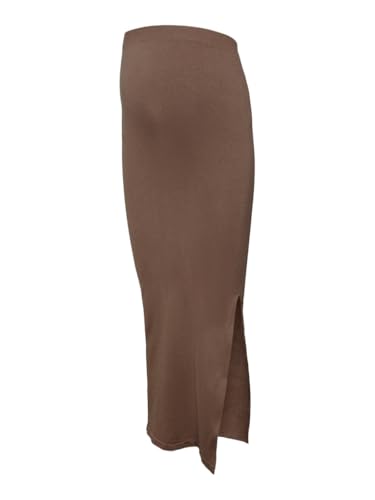 MAMA.LICIOUS Damen MLALANIS Seamless AL Rib Skirt HW NOOS Rock, Pinecone, S-M von MAMALICIOUS