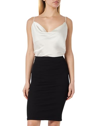 MAMA.LICIOUS Damen MLKARMEN Seamless ABK Skirt HW A. NOOS Midirock, Schwarz, One Size von MAMALICIOUS