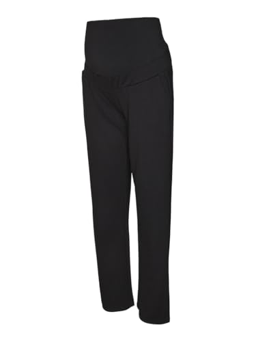MAMA.LICIOUS Damen MLLIF Straight JRS Pant NOOS Hose, Black, M von MAMALICIOUS