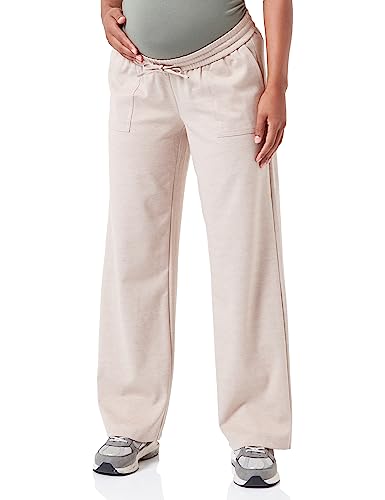 MAMA.LICIOUS Damen MLMALIN JRS. Straight Pant Umstandshose, Oatmeal/Detail:Melange, Medium von MAMALICIOUS