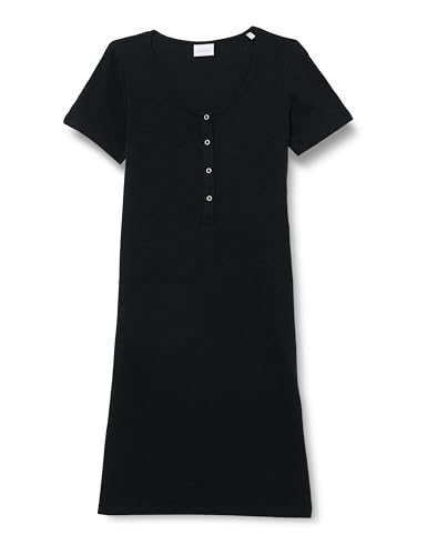 MAMA.LICIOUS Damen MLMIRA SOLID JRS Nightgown 2F A. E. NOOS Nachthemd, Schwarz, S von MAMALICIOUS