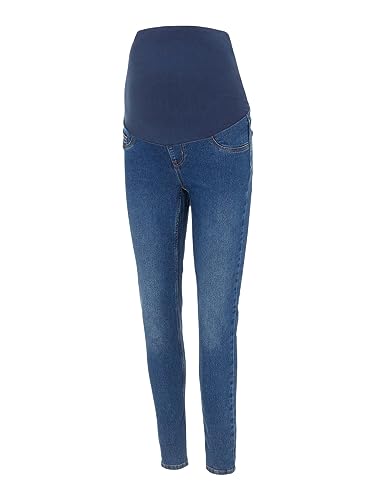 MAMALICIOUS Damen Mlnewamy Skinny Mb Jeggings V. Noos, Medium Blue Denim, L von MAMALICIOUS