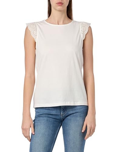 MAMA.LICIOUS Damen VMMEMILY SL Gathering JRS NOOS Top, Snow White, Large von MAMALICIOUS