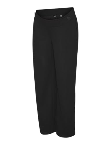 MAMA.LICIOUS Damen VMMLIVA Wide Pant NOOS Hose, Black, Large von MAMALICIOUS