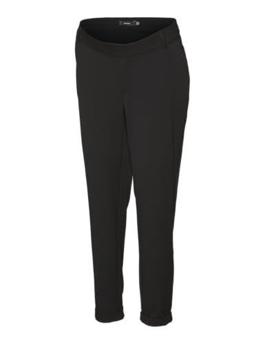 MAMA.LICIOUS Damen VMMMAYA Loose SOLID Pant NOOS Hose, Black, Medium von MAMALICIOUS