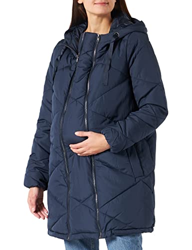 MAMALICIOUS Damen Mlcharlot Bw 3in1 Padded Coat A., Navy Blazer, L von MAMALICIOUS