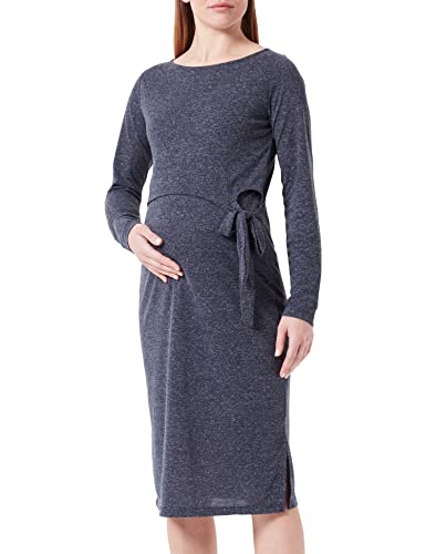 MAMA.LICIOUS Women's MLVENICE June LS JRS UK Dress 2F A. Kleid, Parisian Night/Detail:Melange, XS von MAMALICIOUS