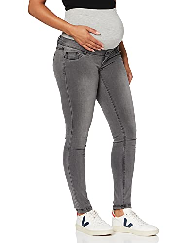 MAMALICIOUS Damen Mllola Slim Grey Jeans A. Noos Hose, Grey Denim, 29W 34L EU von MAMALICIOUS
