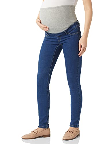 MAMA.LICIOUS Damen MLAKIN Skinny Jeggings Jeans, Dark Blue Denim, XL von MAMALICIOUS