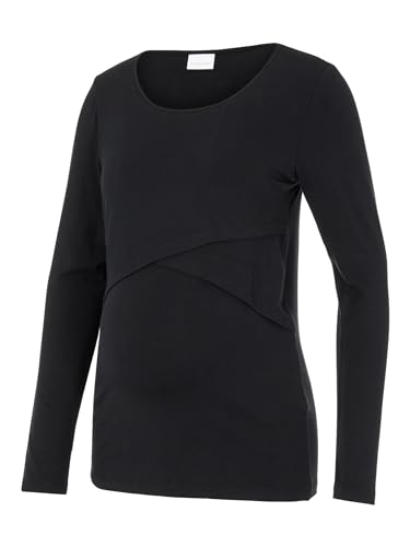 MAMALICIOUS Damen MLCAMMA June L/S Jersey TOP 2F A. NOOS Langarmshirt, Black, S von MAMALICIOUS