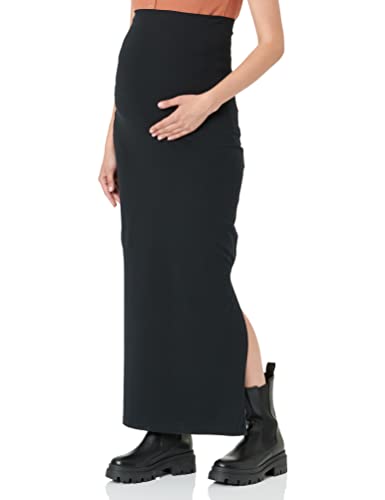 MAMALICIOUS Damen MLEMMA Tube Maxi Skirt A. E. NOOS Rock, Schwarz, 34 von MAMALICIOUS