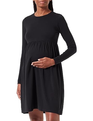 Mamalicious Damen MLMIA LS JRS ABK Skater Dress A. E. Kleid, Black, Small von MAMALICIOUS