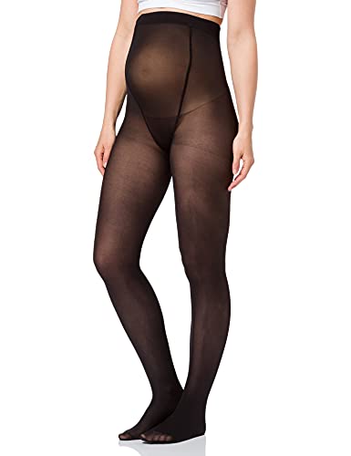 MAMALICIOUS Damen MLSABINE Pantyhose 2 Pack A. NOOS Strumpfhose, Semi Opaque, BlackPack:Black, S/M von MAMALICIOUS
