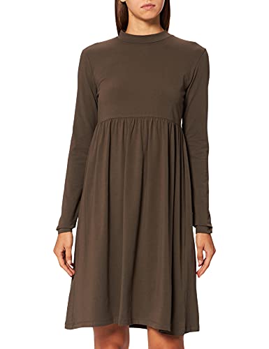 MAMALICIOUS Damen MLSIA L/S Jersey ABK Dress A. NOOS Kleid, Beluga, Normal von MAMALICIOUS