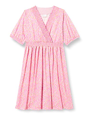 MAMALICIOUS Damen Mlamaya Tess 2/4 Jrs Short Dress 2f. Kleid, Super Pink/Aop:abstract, L EU von MAMALICIOUS