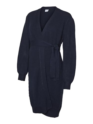 MAMALICIOUS Damen Mlannie L/S Cardigan A., Navy Blazer, L von MAMALICIOUS