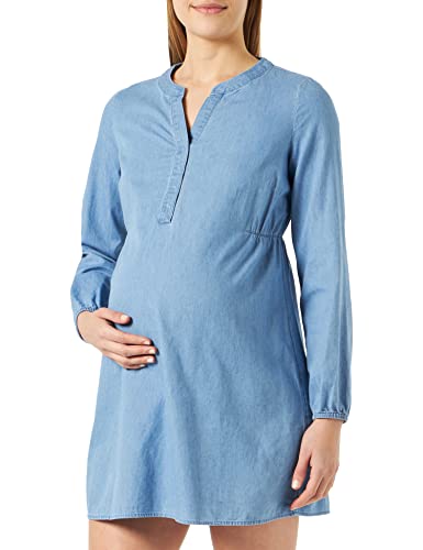 MAMALICIOUS Damen Mlchase Lia L/S Wo Tunic 2f Tunika, Light Blue, S EU von MAMALICIOUS