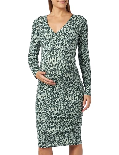 MAMALICIOUS Damen Mlebba Tess Ls Jrs Abk Dress 2f A., Green Gables, XL von MAMALICIOUS