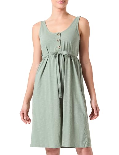 MAMALICIOUS Damen Mlevi Lia S/L JRS Abk Dress 2f A.noos Kleid, Hedge Green, L EU von MAMALICIOUS