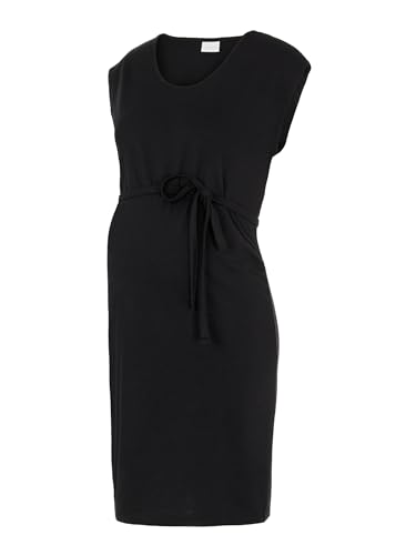 MAMALICIOUS Damen Mljade S/L Sweat Dress Kleid, Schwarz, M EU von MAMALICIOUS