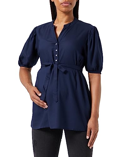 MAMALICIOUS Damen Mlmercy Lia 2/4 Wo Top 2f A., Navy Blazer, XS von MAMALICIOUS