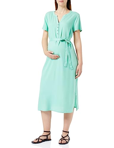 MAMALICIOUS Damen Mlmisty Lia S/S Wo Midi Dress 2f V., Neptune Green, L von MAMALICIOUS