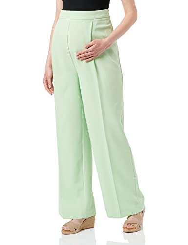 MAMALICIOUS Damen Mlnomy Wide Wo Pants Hw, Green Ash, M von MAMALICIOUS