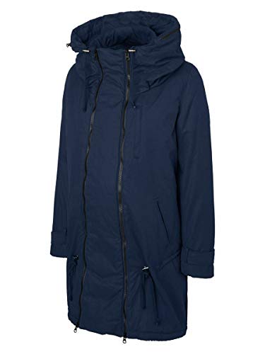 MAMALICIOUS Damen New Tikka Padded Jacket Umstandsjacke, Blau (Navy Blazer Navy Blazer), 40 (Herstellergröße: L) von MAMALICIOUS