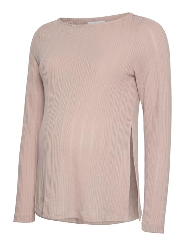MAMALICIOUS Female Bluse Normal geschnitten U-Boot Ausschnitt Schmale Ärmel Top von MAMALICIOUS