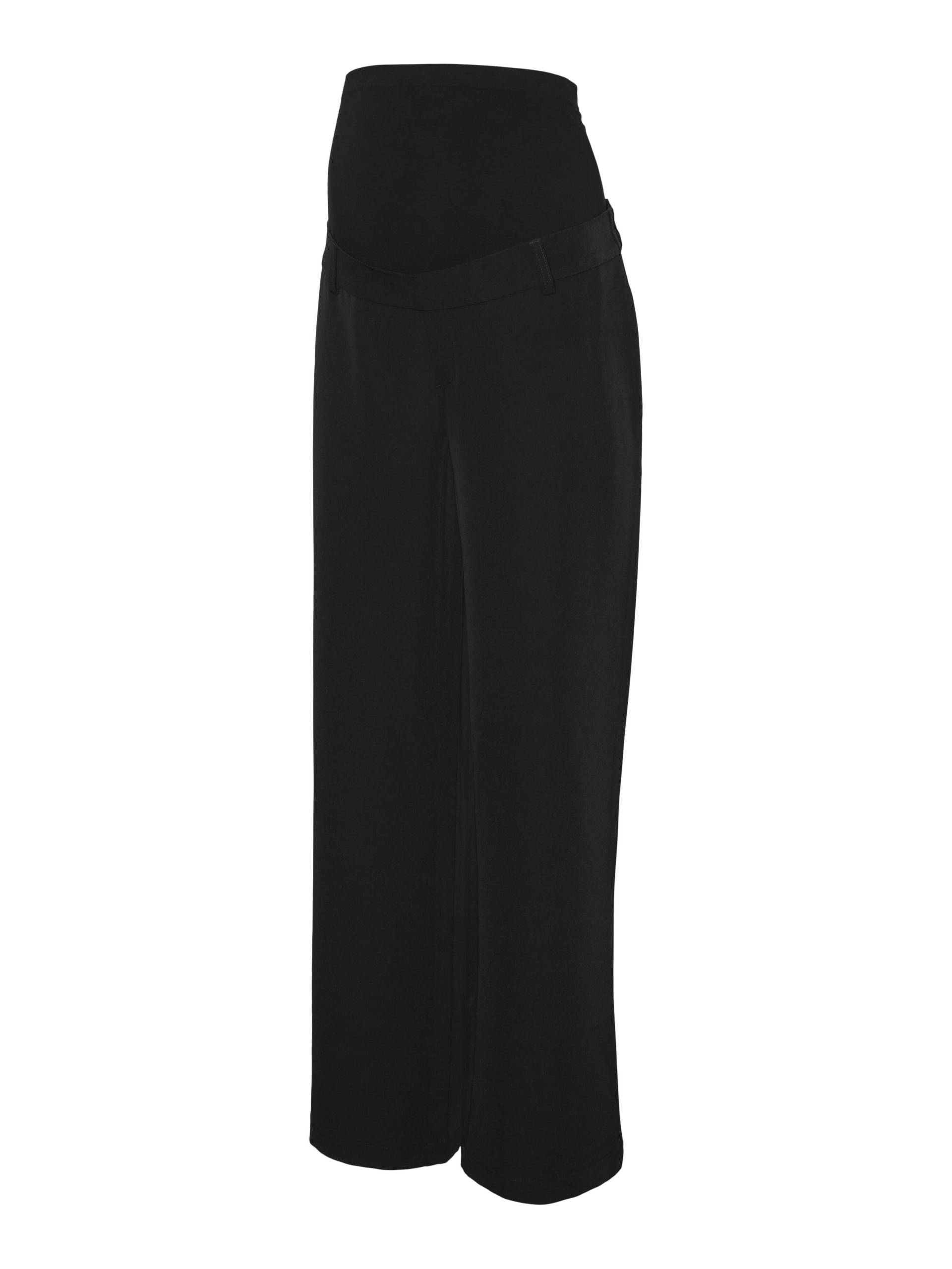 MAMALICIOUS - MLLORA WIDE WO PANT black - Gr. - L von MAMALICIOUS