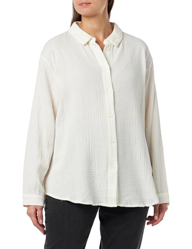 MAMALICIOUS Damen Mljuana Lia Ls Wo Shirt 2f, Whitecap Gray, L von MAMALICIOUS