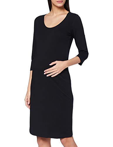 MAMALICIOUS Damen Mllea Org 3/4 Dress A. O. Noos Kleid, Schwarz, M EU von MAMALICIOUS