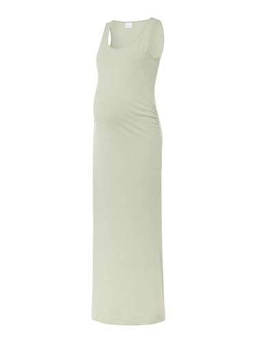 MAMALICIOUS Women's MLEMMA S/L Maxi Dress Plain A. Kleid, Desert Sage, M von MAMALICIOUS