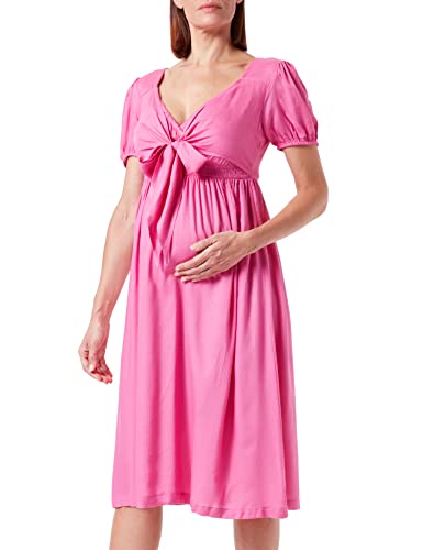 MAMALICIOUS Women's MLJOLENE TESS 2/4 Woven UK Dress 2F A. Kleid, Super Pink, S von MAMALICIOUS