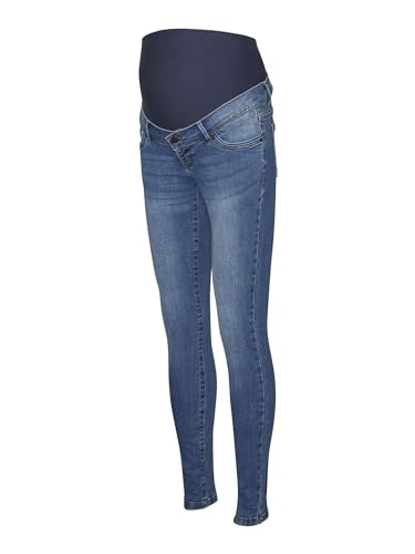 MAMALICIOUS Damen Mlmila Slim Medium Blue Jeans A. Noos, Medium Blue Denim, S von MAMALICIOUS