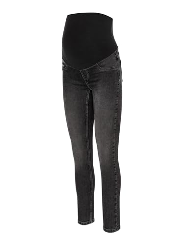 Mamalicious Women's Mlnewamy Skinny Mg Jeggings V. Leggings, Medium Grey Denim, Small von MAMALICIOUS