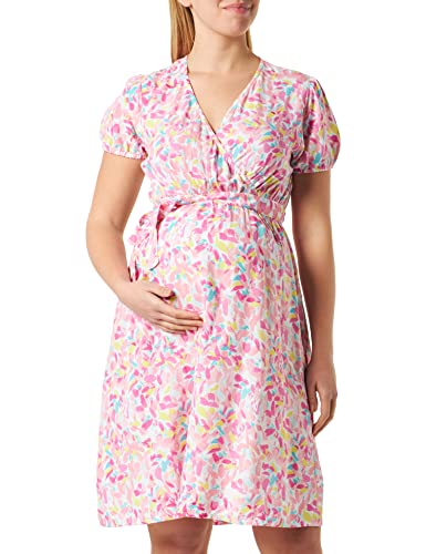 MAMALICIOUS Damen Mlcasey Tess S/S Wo Dress 2f A., Begonia Pink, S von MAMALICIOUS