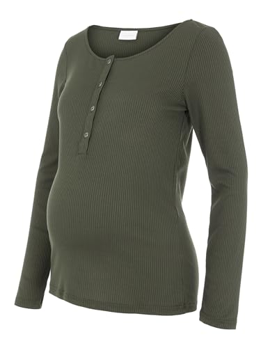 MAMALICIOUS Damen Mlellen Lia L/S Top Nf A. Noos, Climbing Ivy, XS von MAMALICIOUS