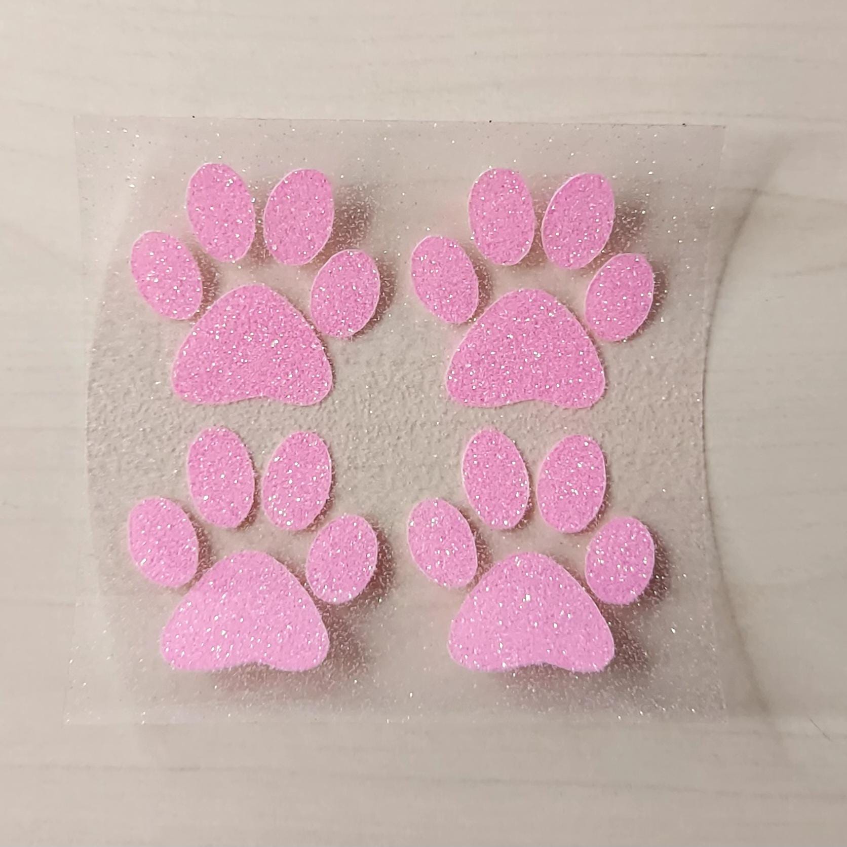 Bügelbild | Pfötchen Glitzer von MAMARINCHEN