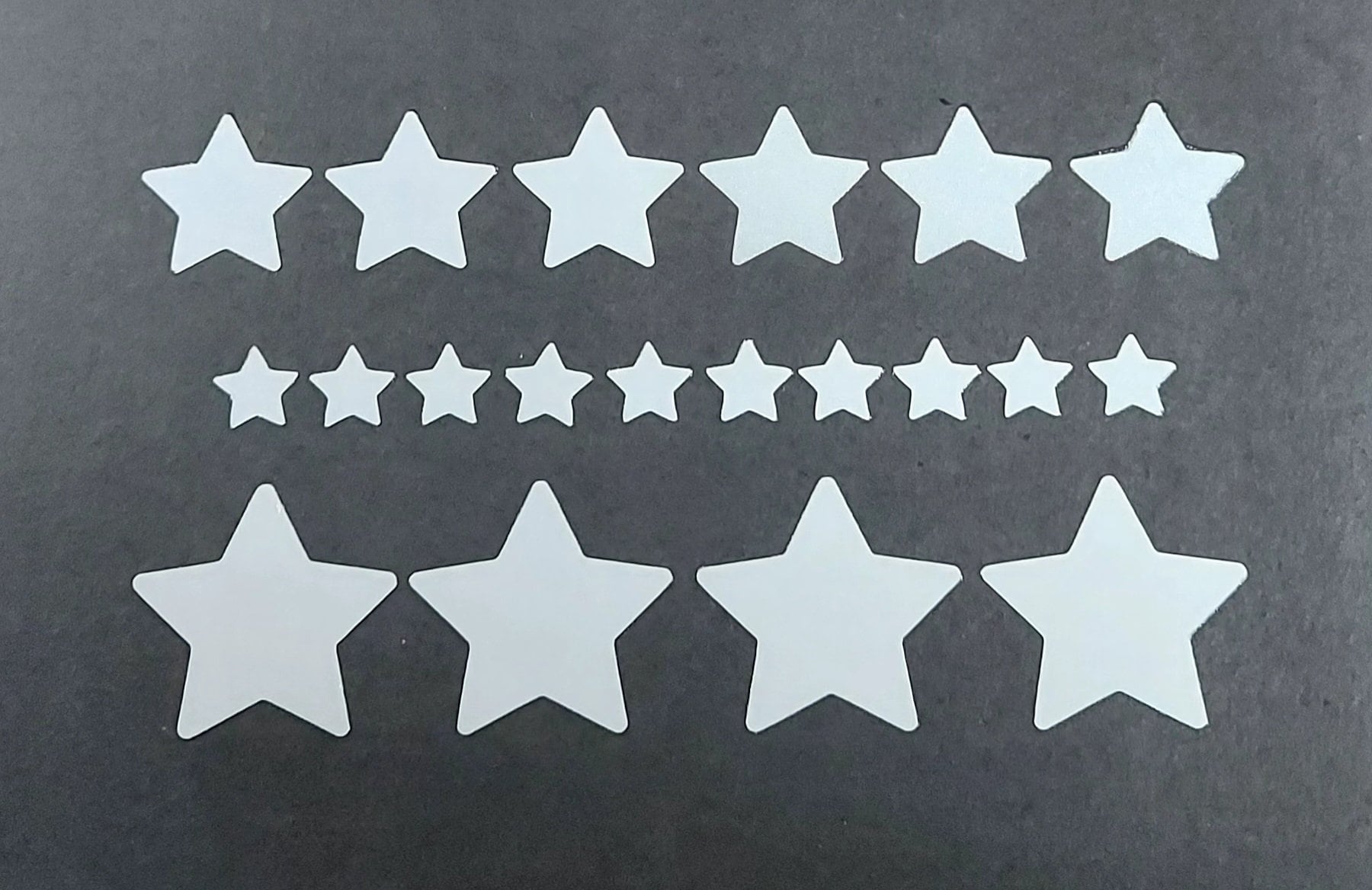 Bügelbild | Reflektierende Sterne Verschiedene Größen Geschenk Muttertag Geburtstag Einschulung Ostern Weihnachten Silvester Bügelbild | Reflektierende Sterne Verschiedene Größen Geschenk Muttertag Geburtstag Einschulung Ostern Weihnachten Silvester von MAMARINCHEN
