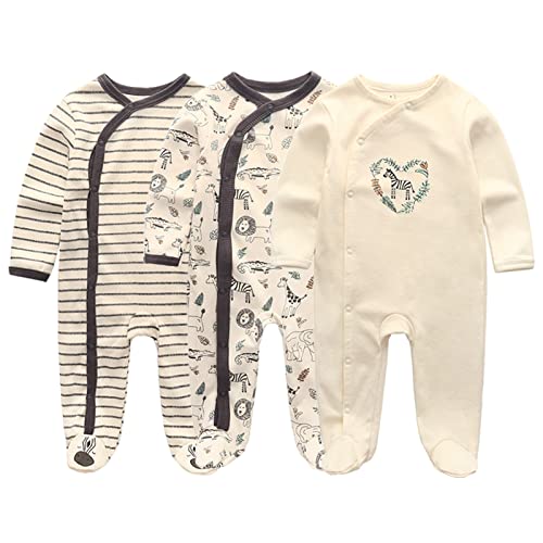 MAMIMAKA Baby-Kleidung Unisex Neugeborene Baby-Strampler für Jungen und Mädchen 0-12 Monate von MAMIMAKA