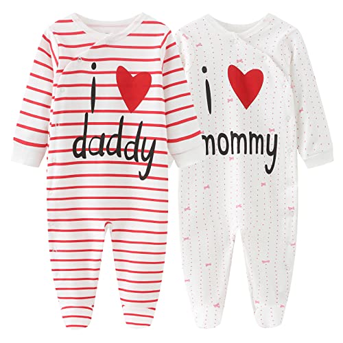 MAMIMAKA Baby-Kleidung Unisex Neugeborene Baby-Strampler für Jungen und Mädchen 0-12 Monate von MAMIMAKA