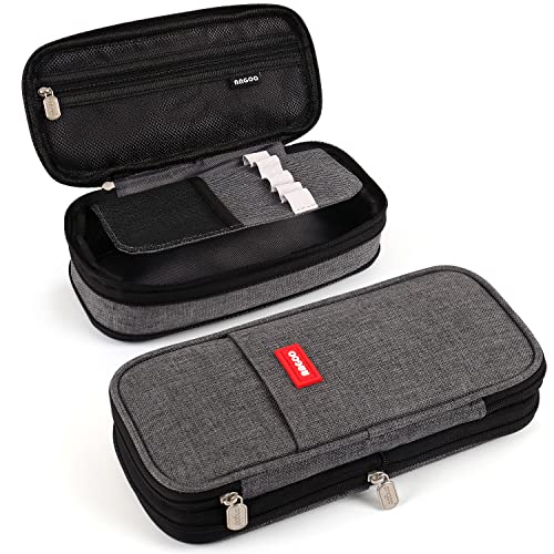 MAMUNU Mäppchen Mädchen Teenager, Federmäppchen Groß Kapazität, Schlamppermäppchen, Federtasche Mädchen, Pencil Case Aesthetic, Mäppchen Reißverschluss für Schule & Büro (Dark Grey) MAMUNU Mäppchen Mädchen Teenager, Federmäppchen Groß Kapazität, Schlamppermäppchen, Federtasche Mädchen, Pencil Case Aesthetic, Mäppchen Reißverschluss für Schule & Büro (Dark Grey) von MAMUNU
