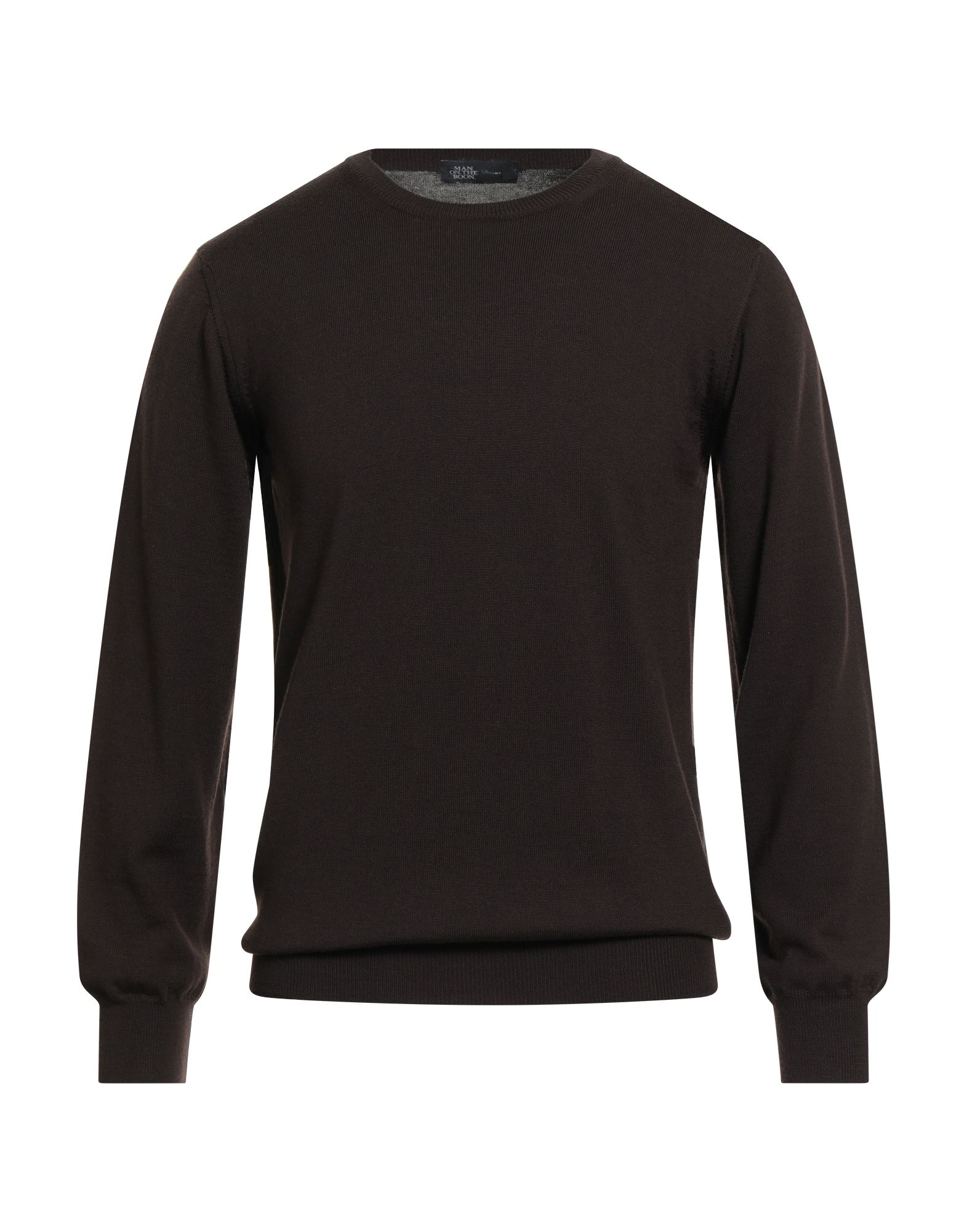 MAN ON THE BOON. Pullover Herren Schokobraun von MAN ON THE BOON.