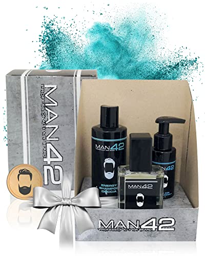 MAN42 Sport Männer Kosmetik Geschenkset - Set Gift Box von MAN42 PROFESSIONAL HAIR BEARD