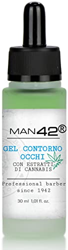 Man 42 Augengel mit Cannabis-Retinol-Extrakten und Milchsäure 30 ml von MAN42 PROFESSIONAL HAIR BEARD