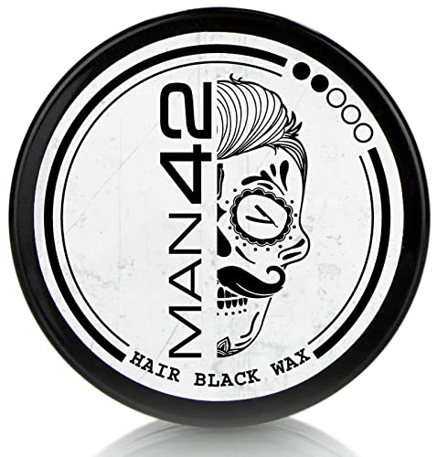 Man 42 Haarwachs für Herren, 100 ml (Hair Black Wax) von MAN42 PROFESSIONAL HAIR BEARD