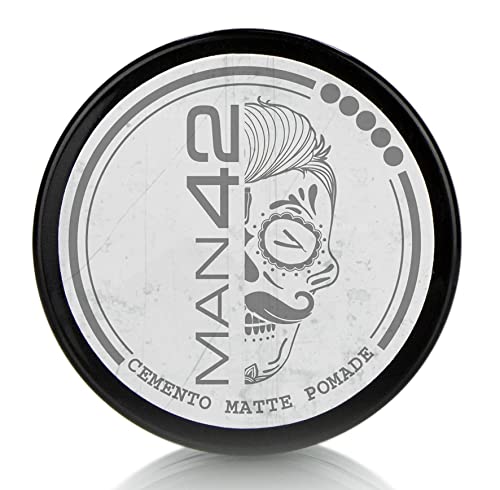 Man 42 Haarwachs für Herren, 100 ml (Zementmatte Pomade) von MAN42 PROFESSIONAL HAIR BEARD